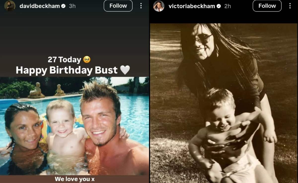Las felicitaciones de David y Victoria Beckham a su hijo Brooklyn / Fotos: Instagram