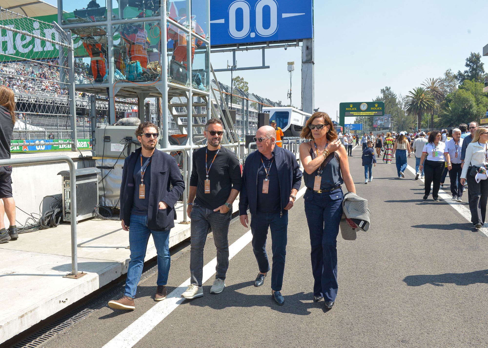José Juan, Javier Jr., Javier y Ana Paula Sordo Madaleno. (Foto: Arturo Quintero)