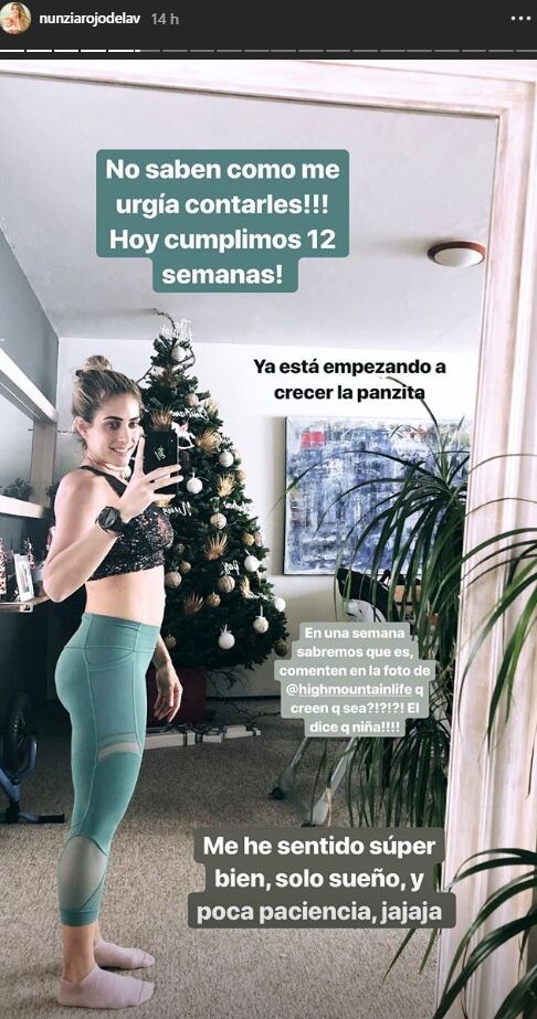 Nunzia Rojo de la Vega será mamá por segunda ocasión