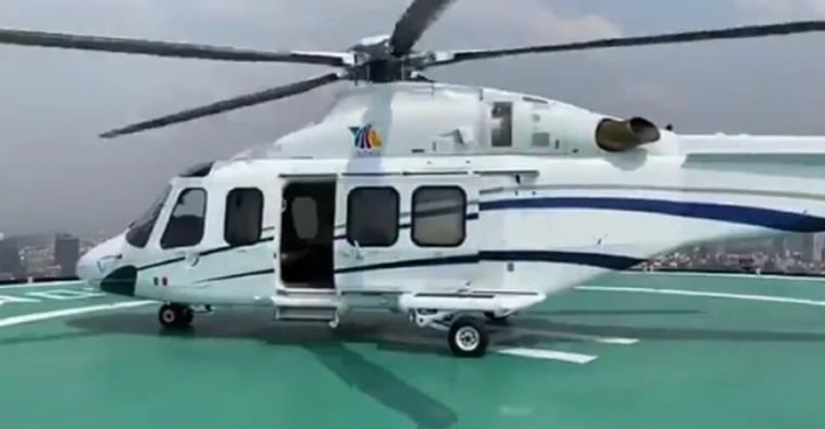 Helicóptero Salinas Pliego/Instagram y captura de pantalla Northwest.aero