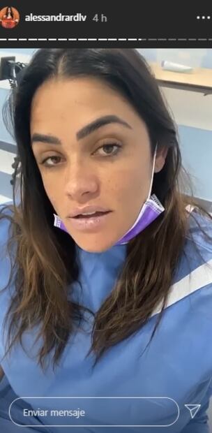 Alessandra Rojo de la Vega ya está en el hospital para dar a luz a sus mellizos