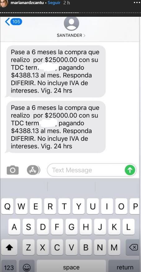 Mariana Rodríguez, acusada de fraude, se defiende por giveaway en Instagram