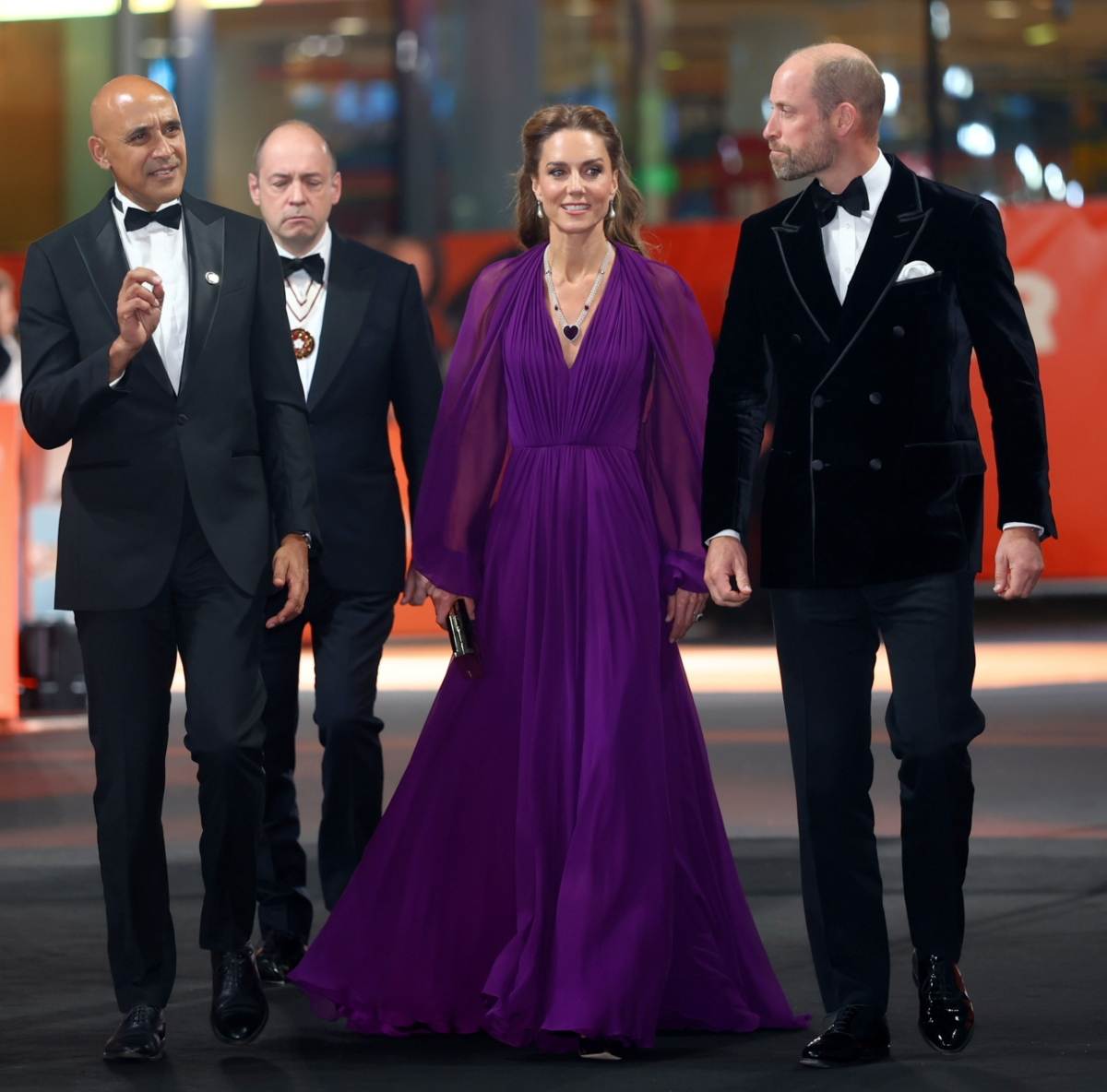Los príncipes de Gales en la premiere de 'Digger' (Foto: AP)