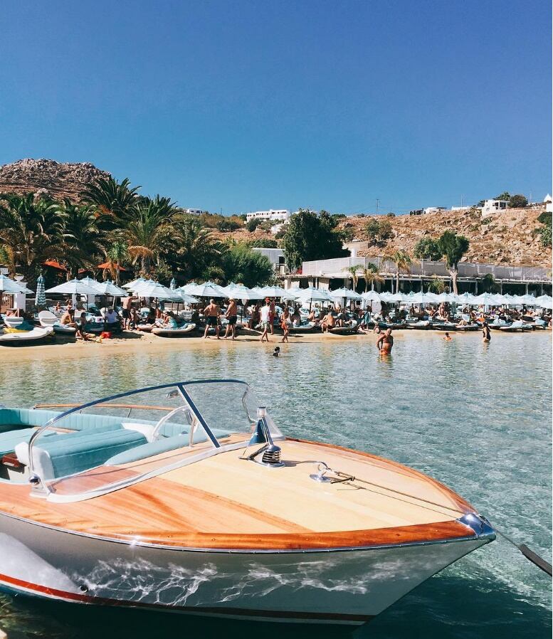 Las vacaciones de Michelle Salas en Grecia
