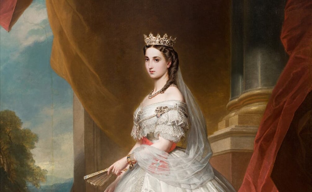 La emperatriz Carlota de México /Foto: X @carlotaemperatriz