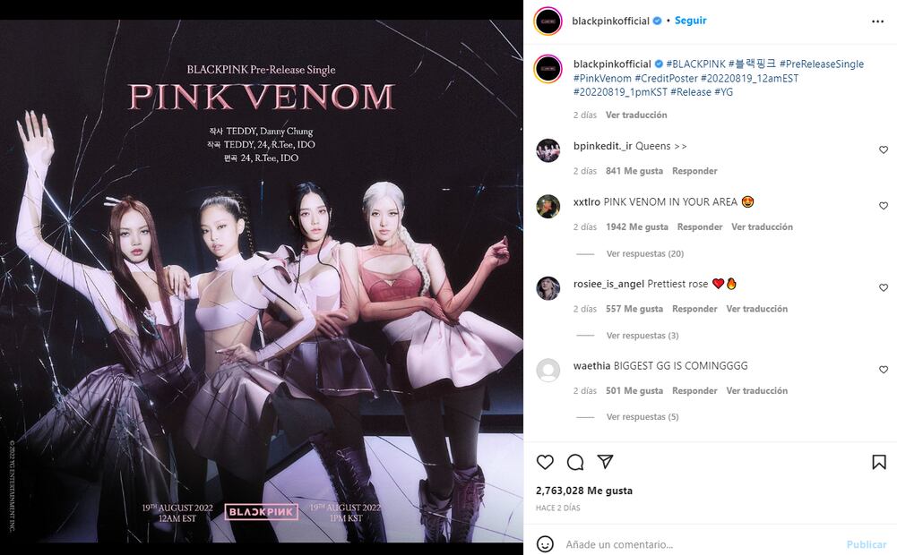 Blackpink da un giro a la tendencia barbiecore con su canción "Pink Venom"