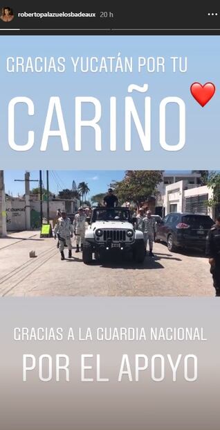 Roberto Palazuelos envuelto en escándalo por recibir protección de la Guardia Nacional en carnaval de Yucatán 