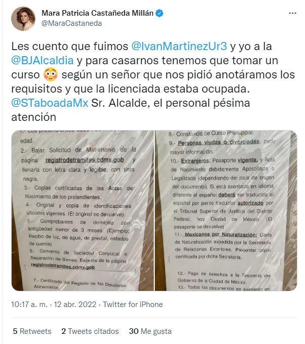 Mara Patricia Castañeda explotó contra el registro civil de la CDMX
