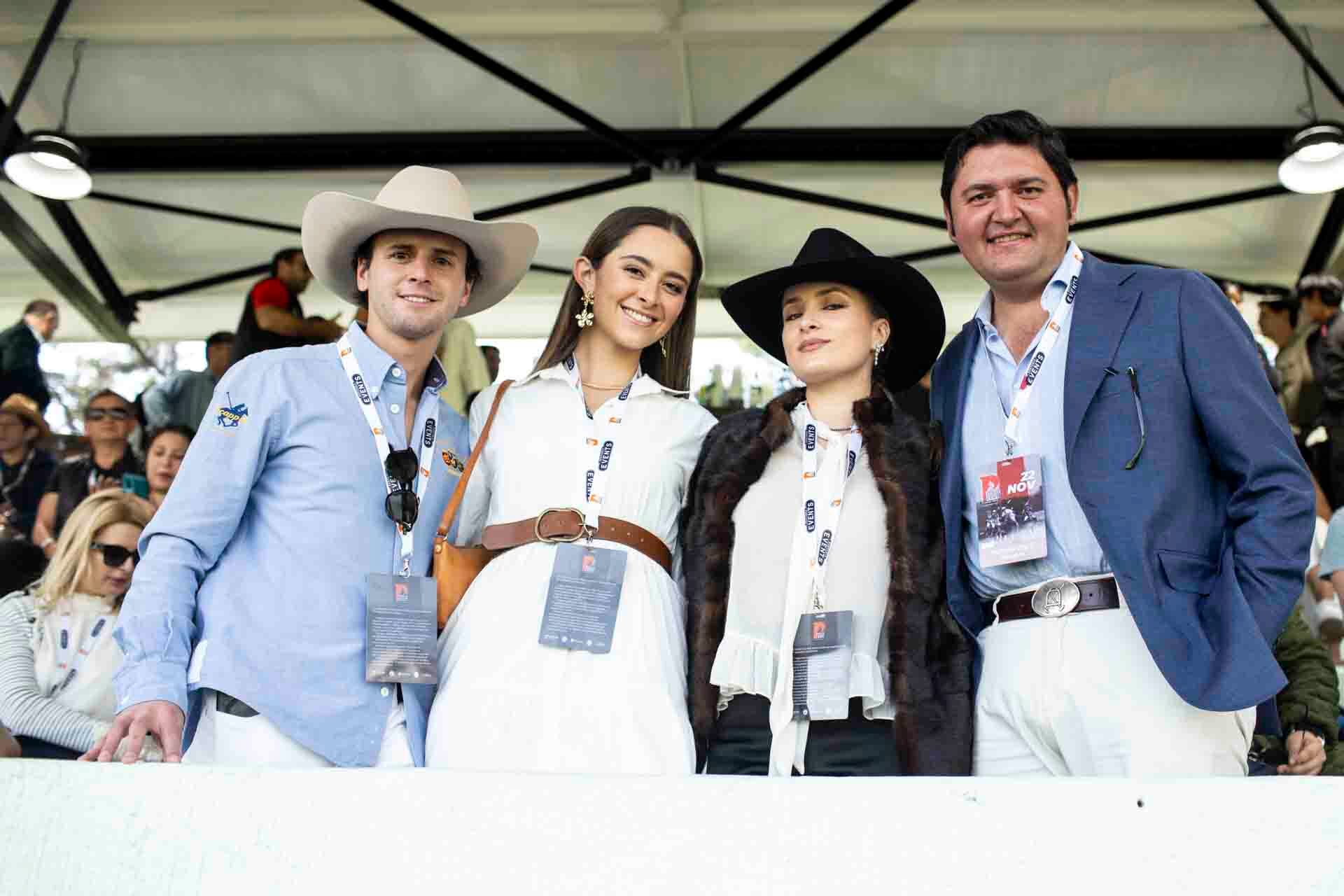 Xavier Gurza, Karina Cabañas, Jimena Pérez y Jorge Mena. (Foto: Esteban Torreblanca)