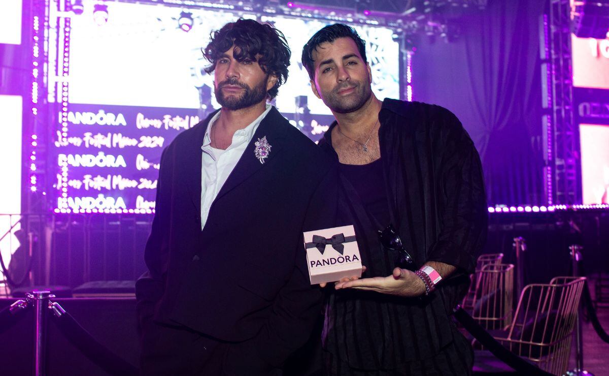 Fernando Noriega y Alan Slim en Pandora Charms Festival Concert 2024 / Foto: Esteban Torreblanca