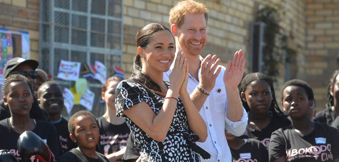 Los mejores momentos de Meghan Markle y el príncipe Harry en su visita a África