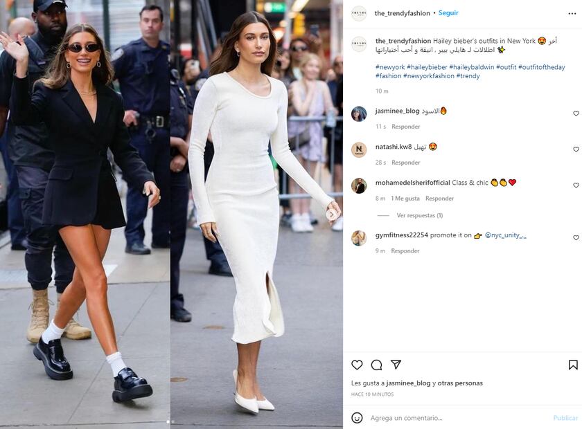 Los increíbles outfits de Hailey Bieber en el lanzamiento de su línea de belleza