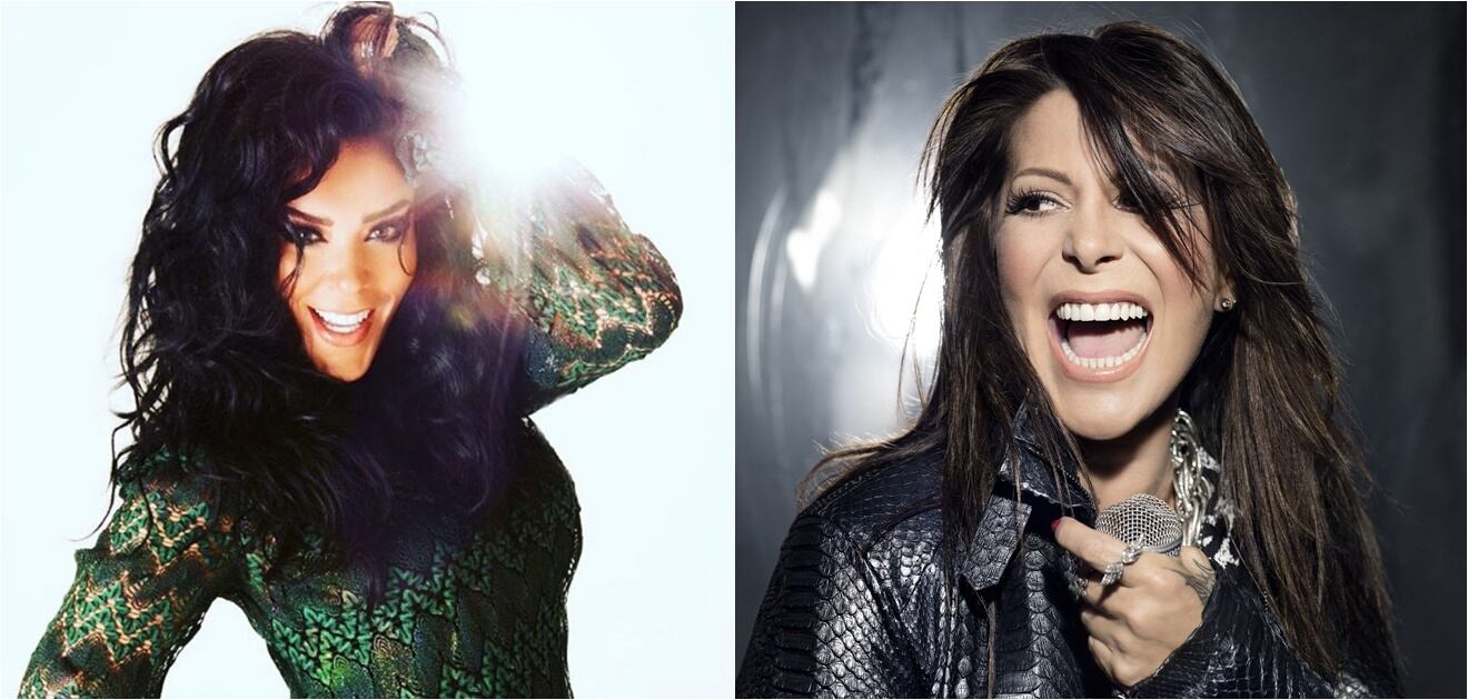 <p>Marichelo Puente, hermana de la cantante Anahí, tuvo complicaciones en el rostro después de un tratamiento estético. <strong>(Fotos: Archivo El Universal, Tvnotas)</strong></p>