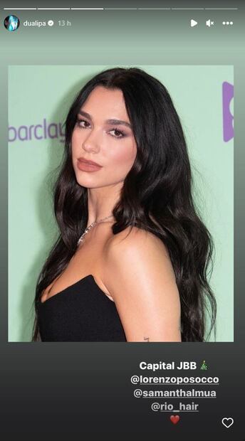 El little black dress de Dua Lipa es todo lo que necesitas para triunfar en esta Navidad