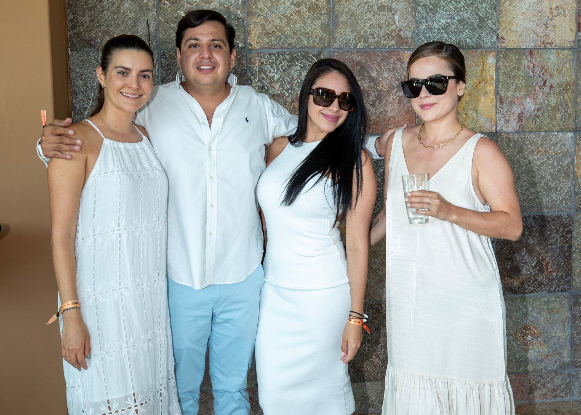Andrea Almeira, Christian Díaz, Rebeca Márquez y Alexandra Brown. (Foto: Edgar Silva Fuentes para VIP)