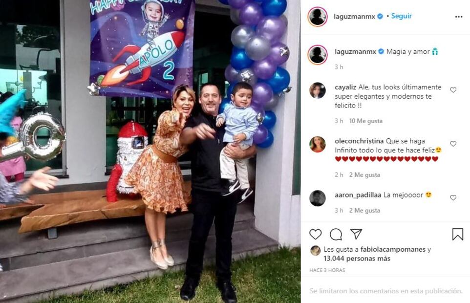 Silvia Pinal, Alejandra y Enrique Guzmán celebran el cumpleaños de Apolo
