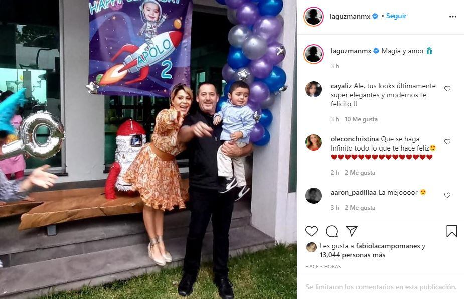 Silvia Pinal, Alejandra y Enrique Guzmán celebran el cumpleaños de Apolo