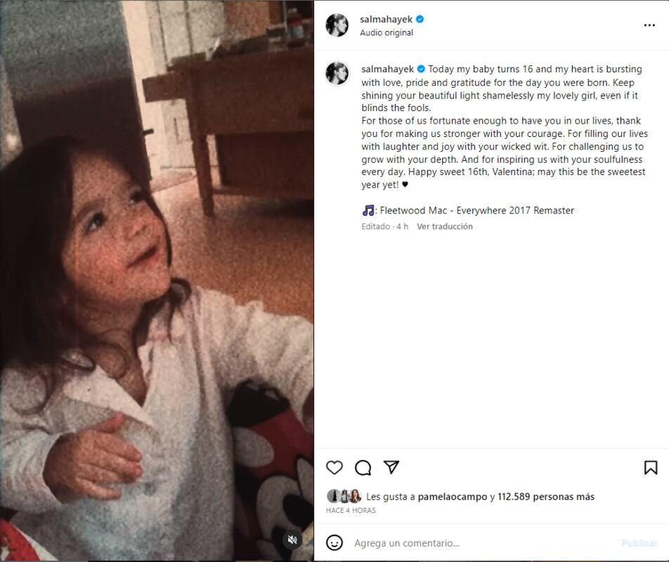 Instagram: @salmahayek