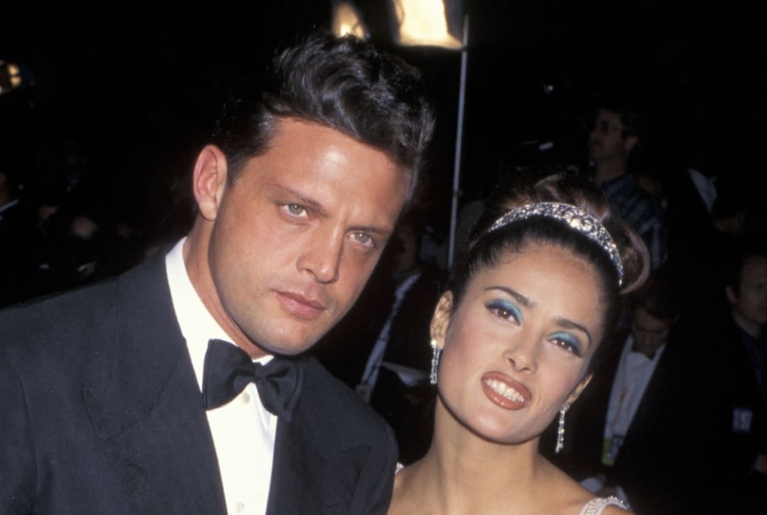 Así fue la vez que Salma Hayek llevó a Luis Miguel a los premios Oscar
