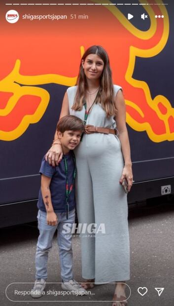 Carola Martínez y su hijo Sergio / Instagram: @shigasportsjapan