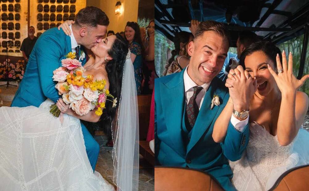 Martha Higareda y Lewis Howes en su boda de ensueño / Fotos: Instagram