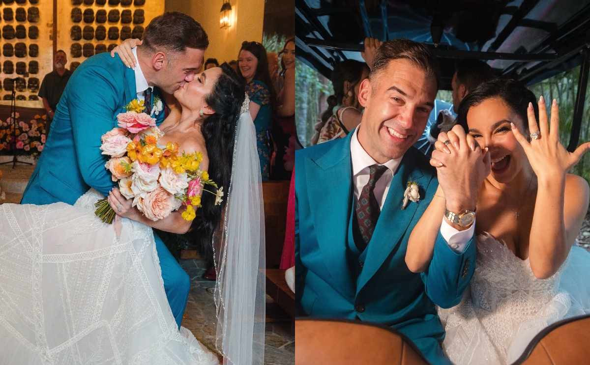 Martha Higareda y Lewis Howes en su boda de ensueño / Fotos: Instagram
