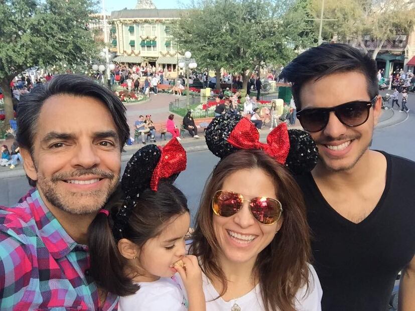 Las vacaciones de Eugenio Derbez y su familia en Disney