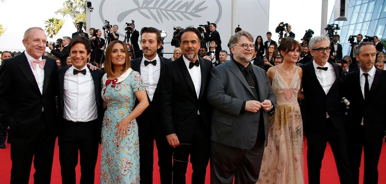 <p>Salma Hayek, Gael García, Diego Luna, Alejandro González Iñárritu, Guillermo del Toro, Alfonso Cuarón y Emmanuel Lubezki en el aniversario 70 del Festival de Cannes.&nbsp;<strong>(Foto: EFE, AFP, ZUMAPRESS, REUTERS)</strong></p>
