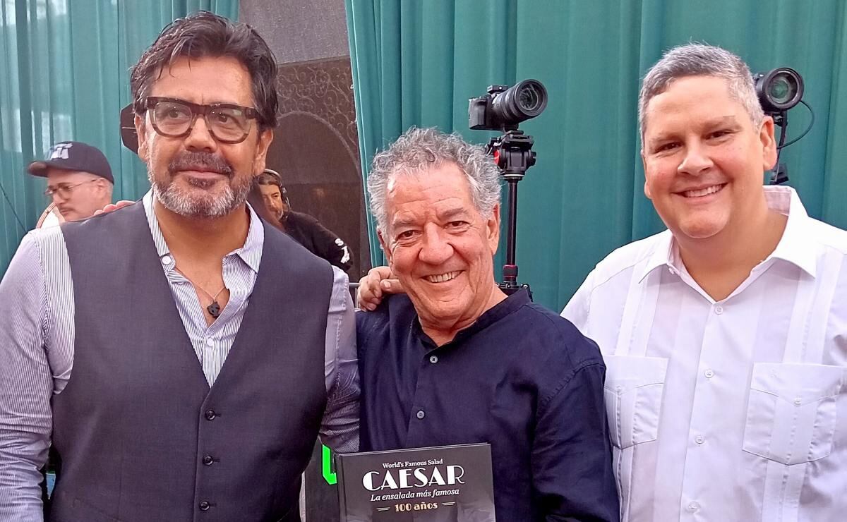 El chef Javier Plascencia, Nacho Urquiza y Claudio Poblete. (Foto: Emilio Farfan)
