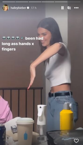 Hailey Bieber demuesta que Kendall Jenner no realizó photoshop en sus manos