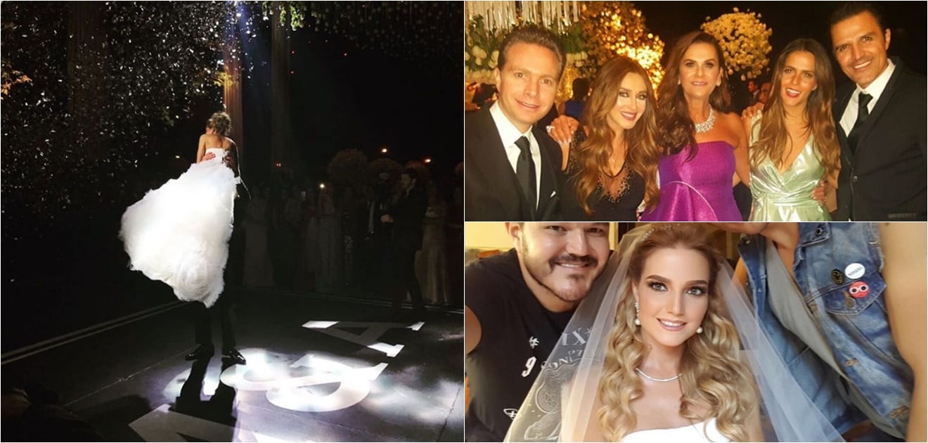 <p>Entre los asistentes a la boda estuvieron Manuel Velasco, Anahí, Billy Rovzar y Claudia Álvarez. <strong>(Fotos: Instagram)</strong></p>
