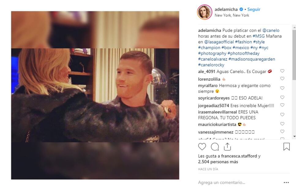 Adela Micha, Paola Rojas y más... ellos fueron a la pelea del Canelo