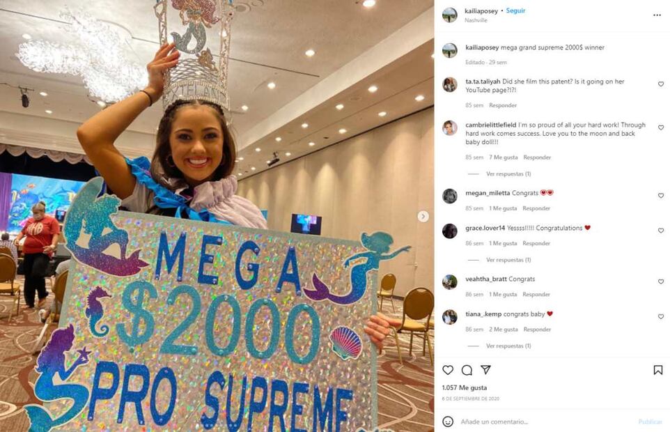 Kailia Posey, la niña de Toddlers & Tiaras que se convirtió en meme, muere a los 16 años 