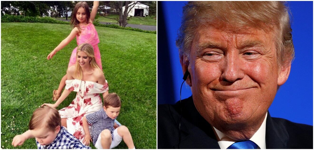 <p>“Despacito” al ritmo de los nietos del presidente de Estados Unidos Donald Trump.&nbsp;<strong>(Fotos: Instagram, Reuters)</strong></p>
