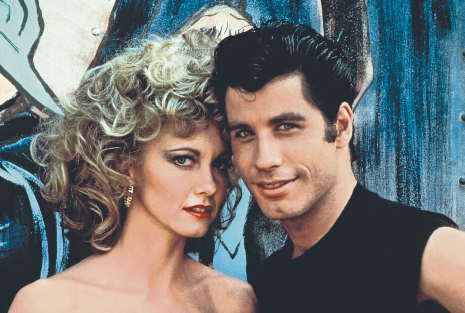 La fallecida actriz Olivia Newton-John junto a John Travolta en "Vaselina" de 1978 / Getty Images