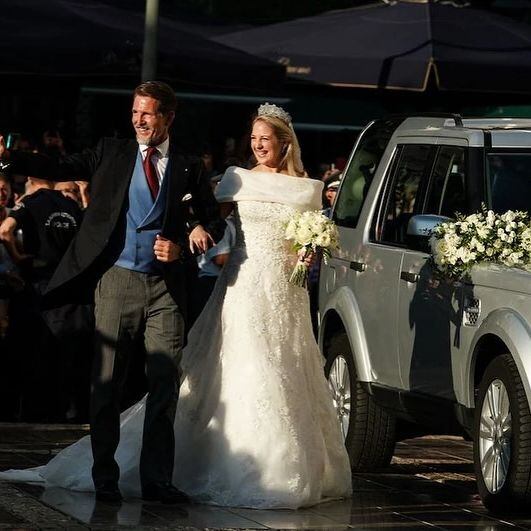 Teodora de Grecia y el abogado estadounidense Matthew Kumar en su boda / Foto: Instagram