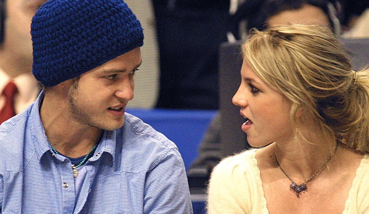 Britney Spears y Justin Timberlake/AFP