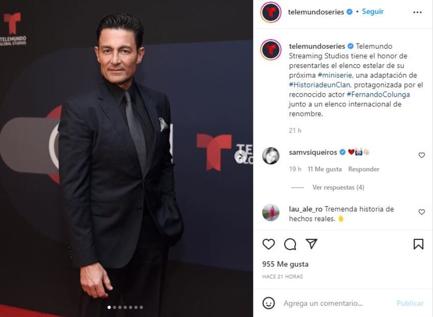 Fernando Colunga confirma su regreso a la televisión