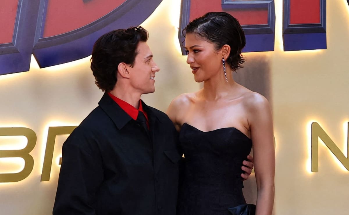 Tom Holland y Zendaya. (Foto: AFP)