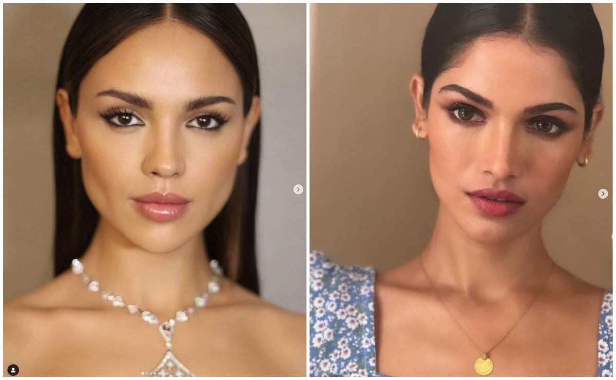 Eiza González. Sorprende su parecido con Vartika Singh, Miss India 2019