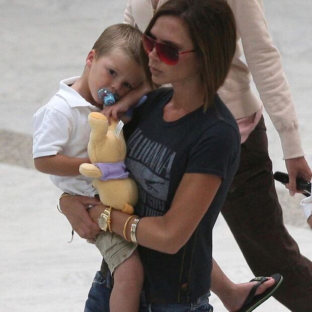 La foto de Victoria Adams sonriendo de la que se burló David Beckham 