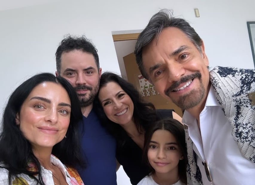 Aislinn, José Eduardo, Alessandra Rosaldo, Aitana y Eugenio Derbez / Foto: Instagram