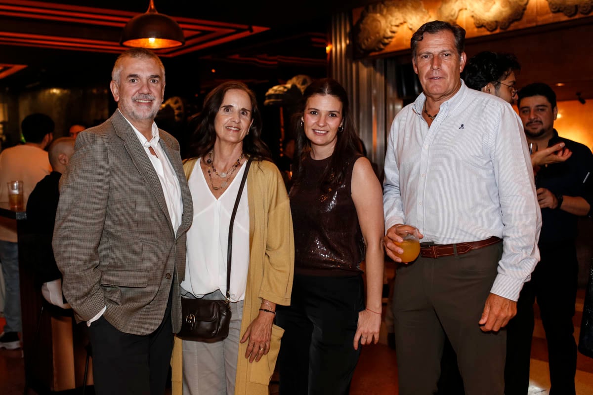 José Ramírez, Beatriz Fernández, Paulina Rius y Gastón Esquivel. (Foto: Esteban Torreblanca)