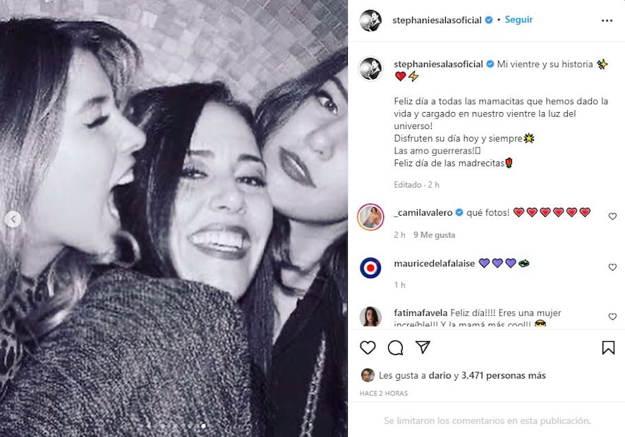Stephanie Salas publica fotos inéditas de su embarazo de Michelle Salas