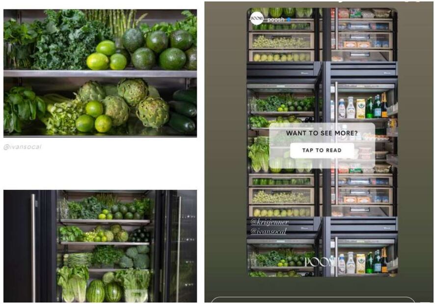 Así lucen los impactantes refrigeradores de Kris Jenner, son 3 y están GIGANTES