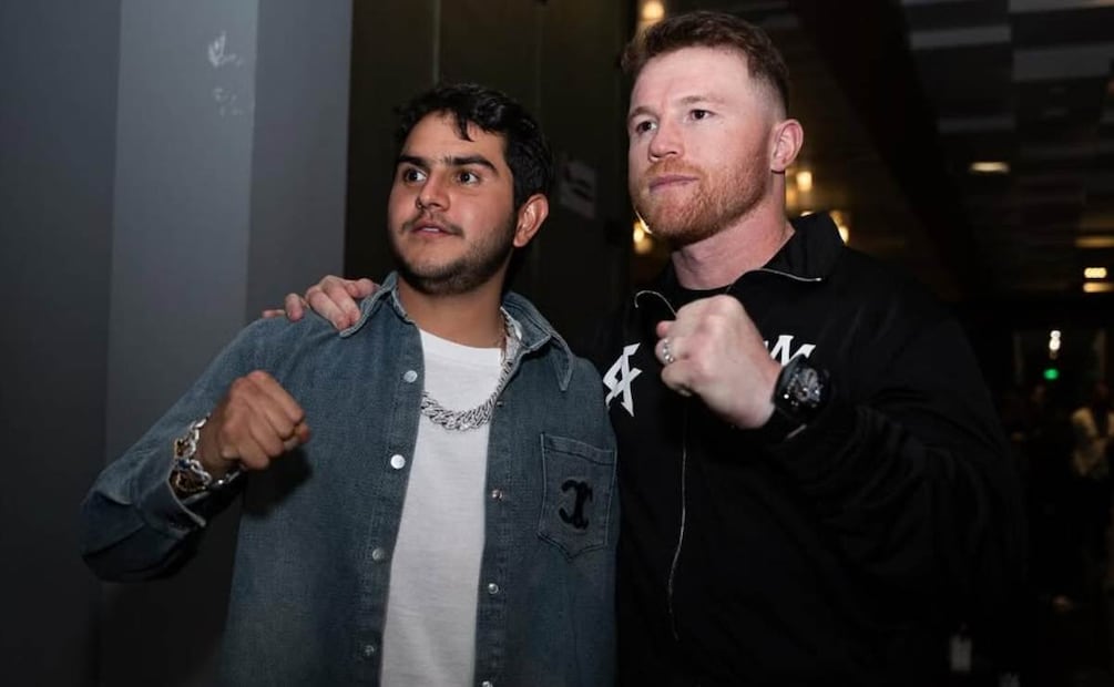 Saúl 'Canelo' Álvarez junto a Jaziel Avilez / Foto: Instagram @jazielavilezoficial