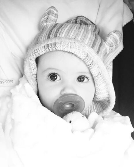 Las fotos más tiernas de Lúa Guerra Vega en su primer año