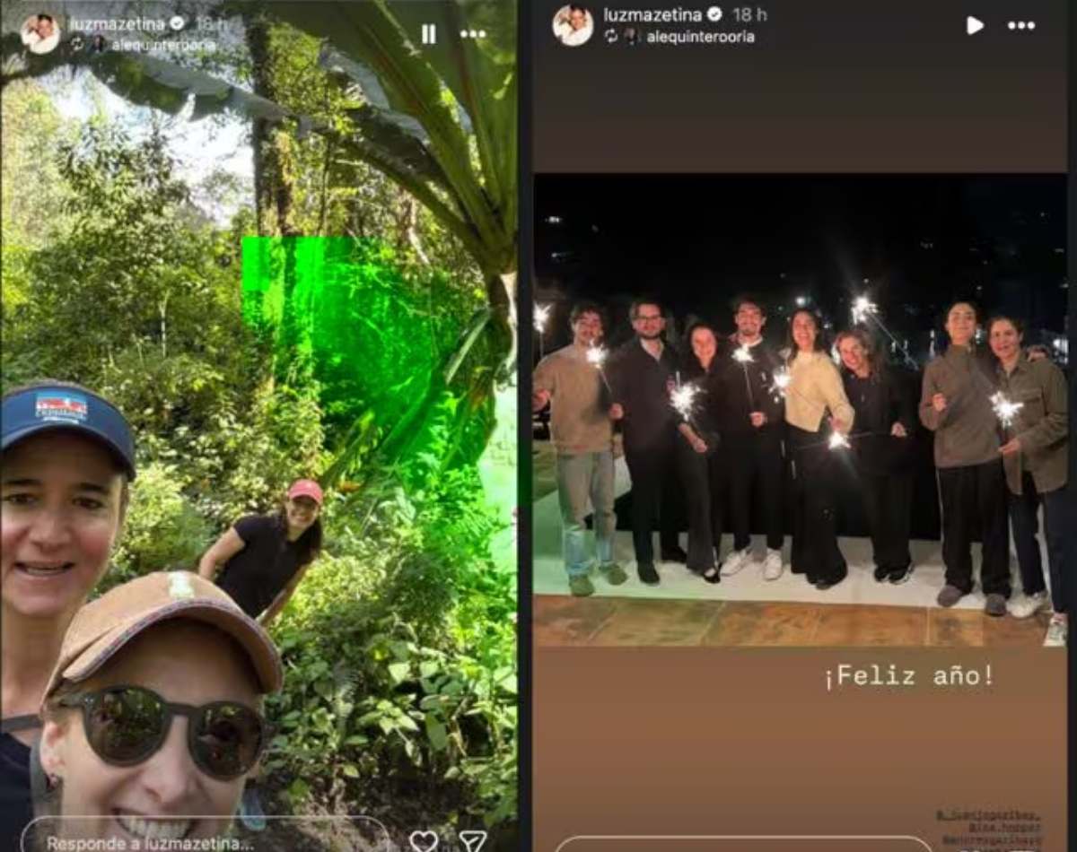Lorena Ochoa y Luz María Zetina compartieron la celebración de Año Nuevo / Fotos: Instagram @luzmazetina