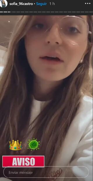 Sofía Castro, hija de Angélica Rivera, da positivo a Covid-19
