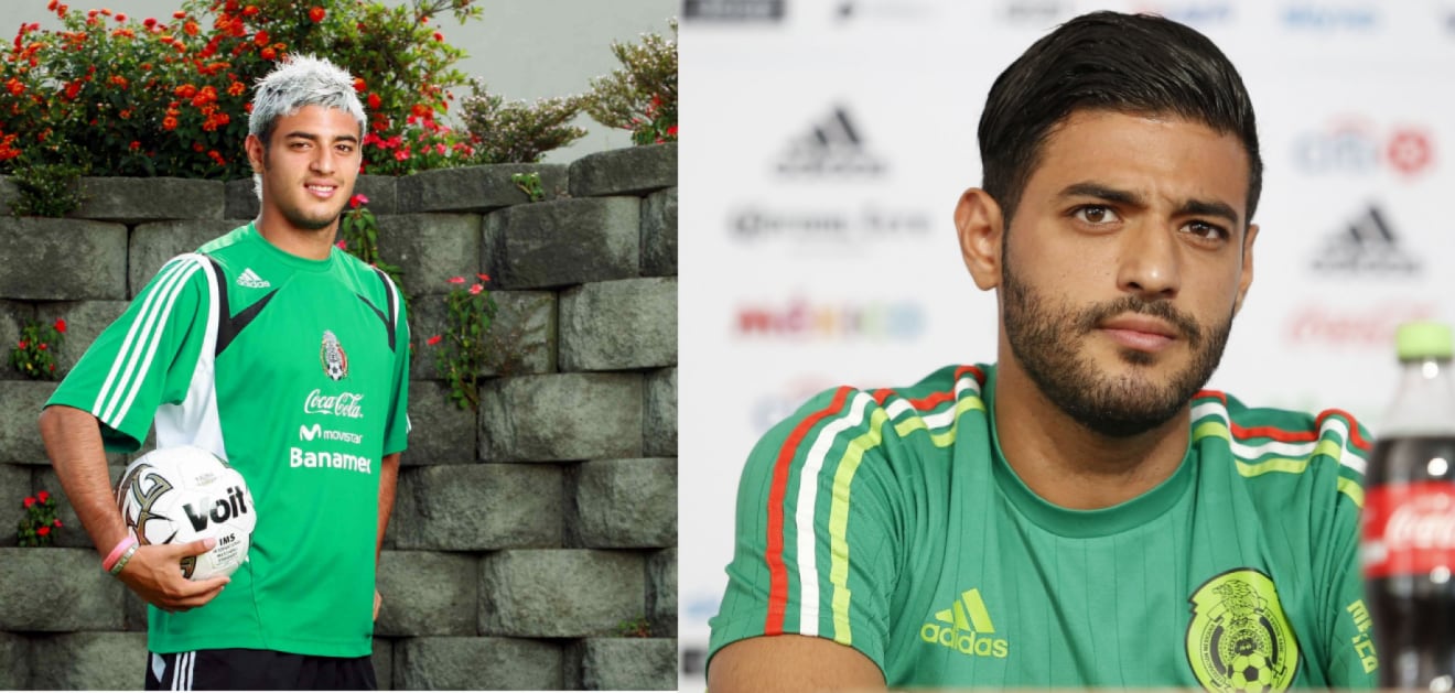 El antes y después de Carlos Vela 